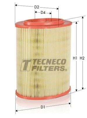 AR444OV TECNECO FILTERS Воздушный фильтр (фото 1)