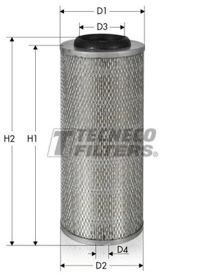 AR487i TECNECO FILTERS Воздушный фильтр (фото 1)