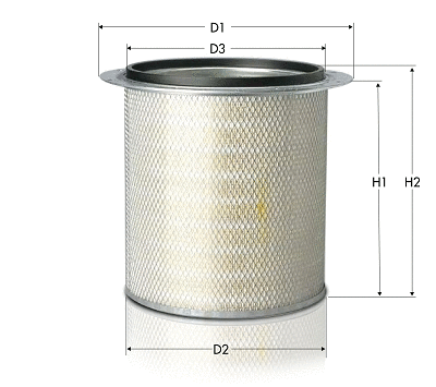 AR548i TECNECO FILTERS Воздушный фильтр (фото 1)