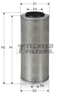 AR556i TECNECO FILTERS Воздушный фильтр (фото 1)