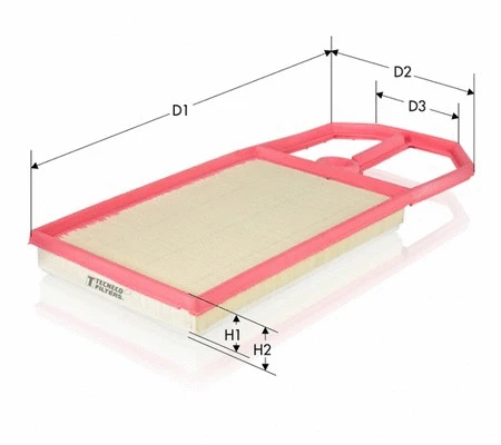 AR5898PMS TECNECO FILTERS Воздушный фильтр (фото 1)
