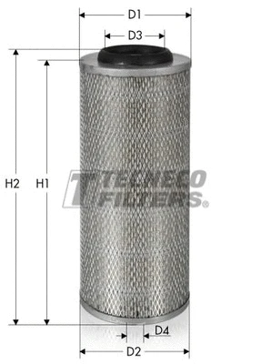 AR700i TECNECO FILTERS Воздушный фильтр (фото 1)