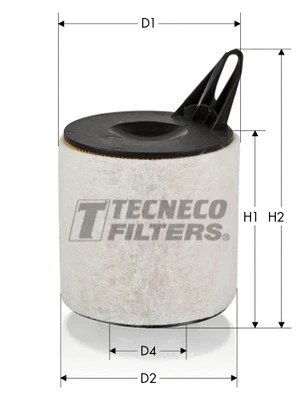 AR9951 TECNECO FILTERS Воздушный фильтр (фото 1)