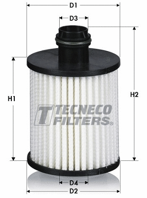 OL2156E TECNECO FILTERS Воздушный фильтр (фото 1)