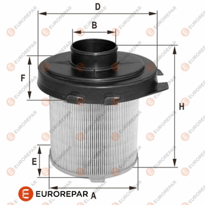 1680348180 EUROREPAR Воздушный фильтр (фото 1)