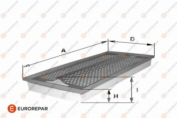 1682260380 EUROREPAR Воздушный фильтр (фото 1)