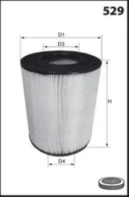 RM810 MISFAT Воздушный фильтр (фото 1)