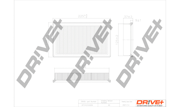 DP1110.10.0039 Dr!ve+ Воздушный фильтр (фото 1)