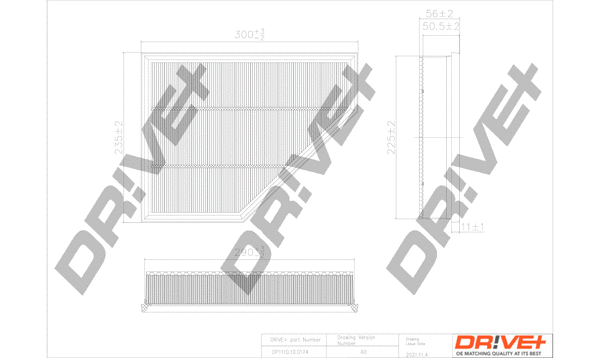 DP1110.10.0174 Dr!ve+ Воздушный фильтр (фото 1)