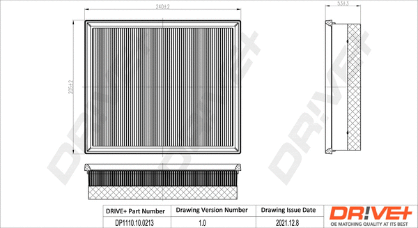 DP1110.10.0213 Dr!ve+ Воздушный фильтр (фото 1)