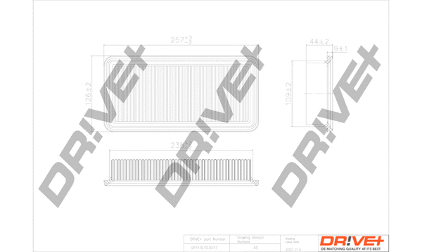 DP1110.10.0477 Dr!ve+ Воздушный фильтр (фото 1)
