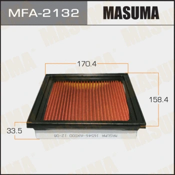 MFA-2132 MASUMA Воздушный фильтр (фото 1)