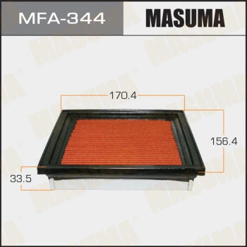 MFA-344 MASUMA Воздушный фильтр (фото 1)