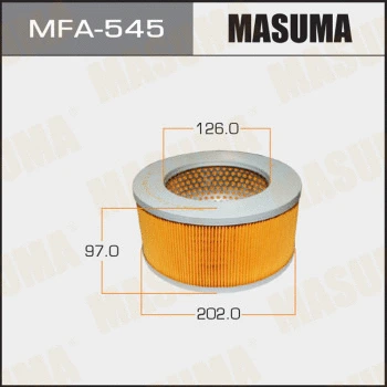 MFA-545 MASUMA Воздушный фильтр (фото 1)