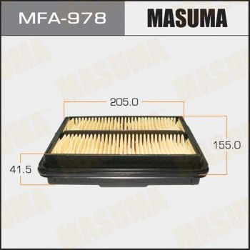 MFA-978 MASUMA Воздушный фильтр (фото 1)