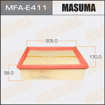 MFA-E411 MASUMA Воздушный фильтр (фото 1)