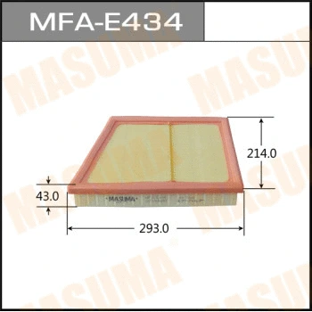 MFA-E434 MASUMA Воздушный фильтр (фото 1)