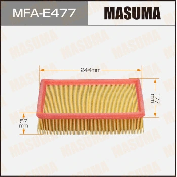 MFA-E477 MASUMA Воздушный фильтр (фото 1)