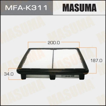 MFA-K311 MASUMA Воздушный фильтр (фото 1)