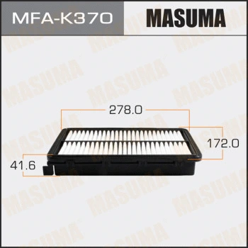 MFA-K370 MASUMA Воздушный фильтр (фото 1)