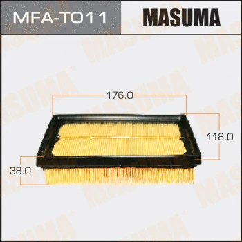 MFA-T011 MASUMA Воздушный фильтр (фото 1)