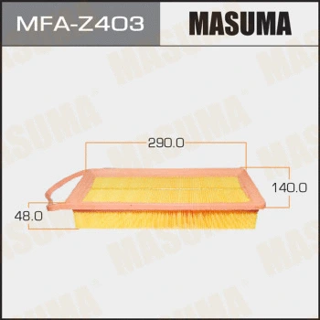 MFA-Z403 MASUMA Воздушный фильтр (фото 1)