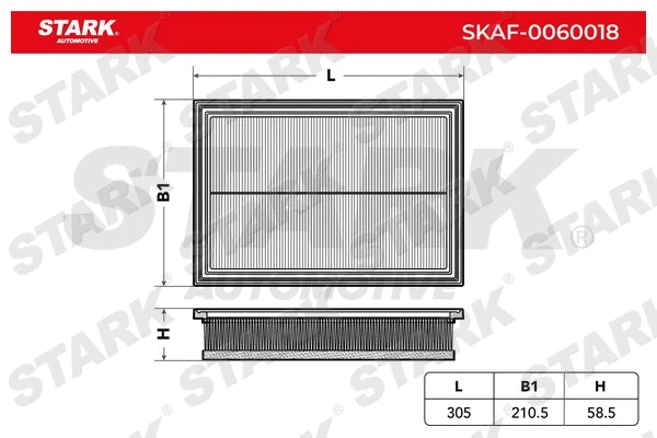 SKAF-0060018 Stark Воздушный фильтр (фото 5)
