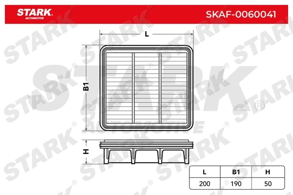 SKAF-0060041 Stark Воздушный фильтр (фото 3)