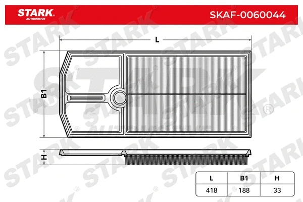 SKAF-0060044 Stark Воздушный фильтр (фото 5)