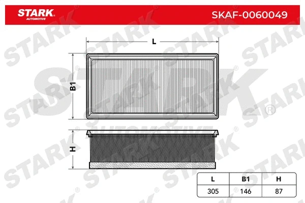 SKAF-0060049 Stark Воздушный фильтр (фото 3)