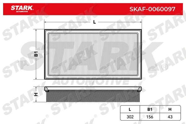 SKAF-0060097 Stark Воздушный фильтр (фото 3)