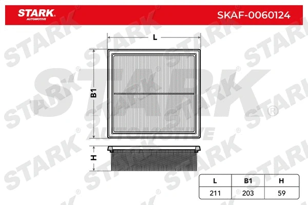 SKAF-0060124 Stark Воздушный фильтр (фото 1)