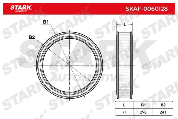 SKAF-0060128 Stark Воздушный фильтр (фото 3)