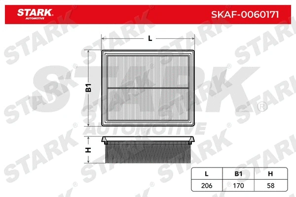 SKAF-0060171 Stark Воздушный фильтр (фото 2)