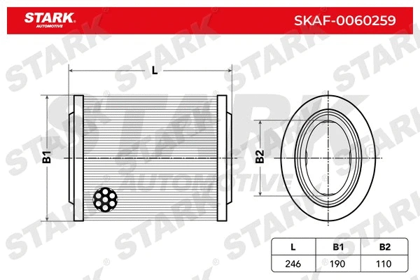SKAF-0060259 Stark Воздушный фильтр (фото 1)