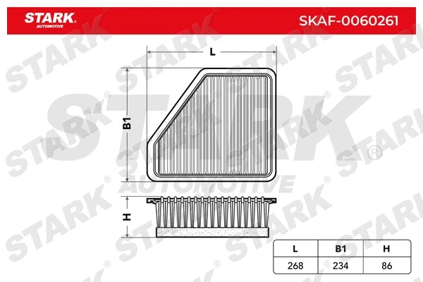 SKAF-0060261 Stark Воздушный фильтр (фото 4)