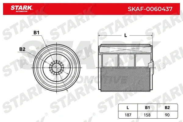 SKAF-0060437 Stark Воздушный фильтр (фото 1)
