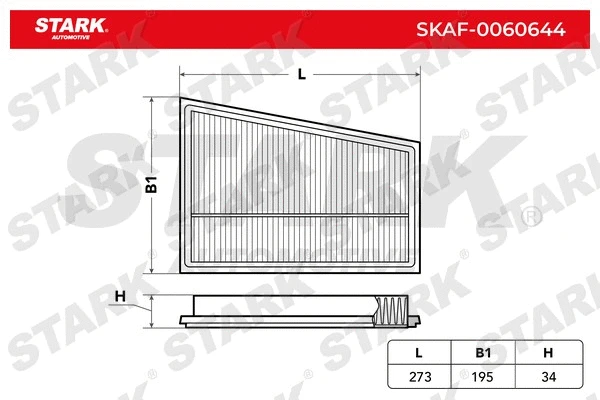 SKAF-0060644 Stark Воздушный фильтр (фото 1)