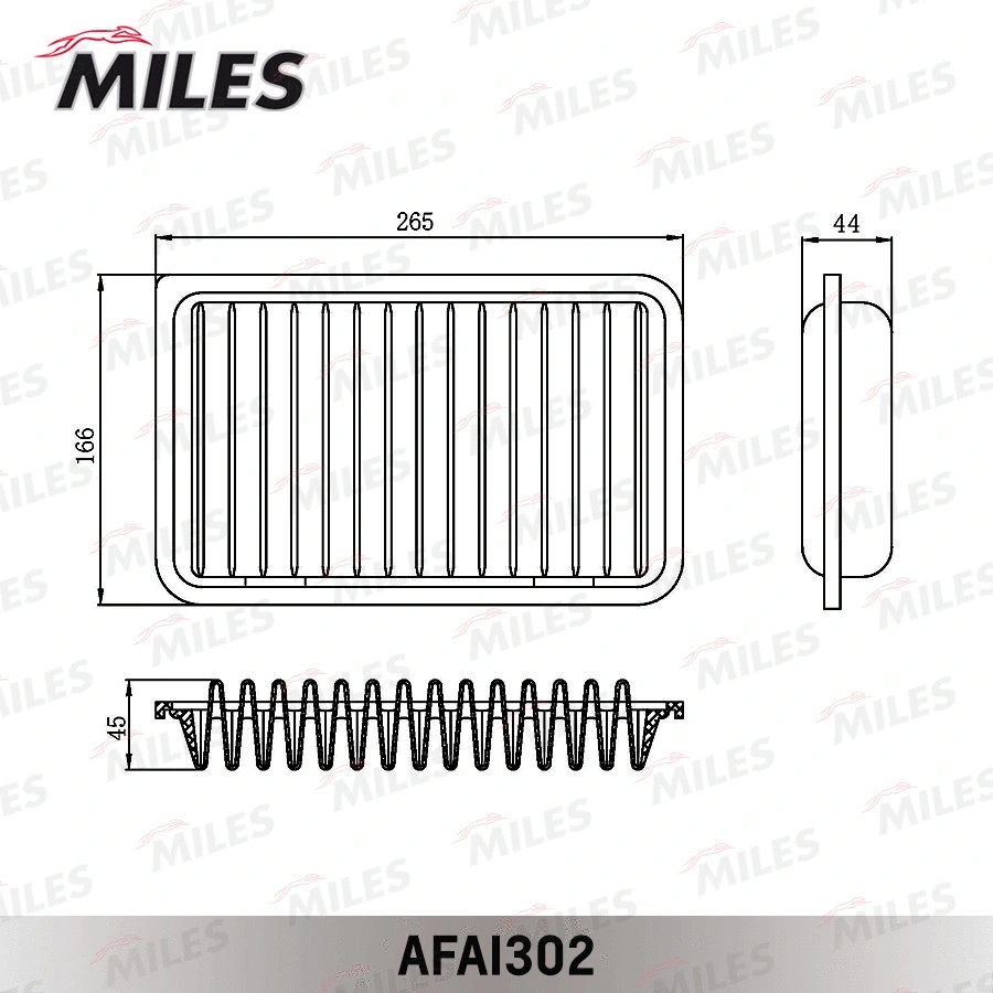 AFAI302 MILES Воздушный фильтр (фото 3)