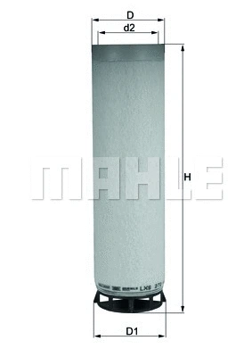 LXS 272 KNECHT/MAHLE Фильтр добавочного воздуха (фото 1)