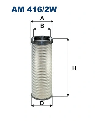 AM416/2W FILTRON Фильтр добавочного воздуха (фото 1)