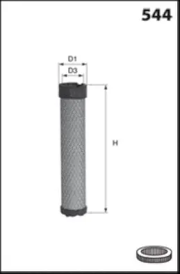 R480 MISFAT Фильтр добавочного воздуха (фото 1)