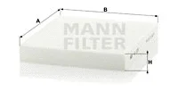 CU 2351 MANN Фильтр, воздух во внутренном пространстве (фото 1)