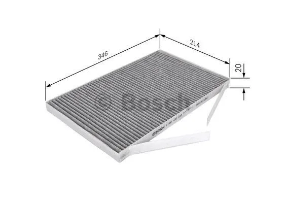 1 987 432 333 BOSCH Фильтр, воздух во внутренном пространстве (фото 1)