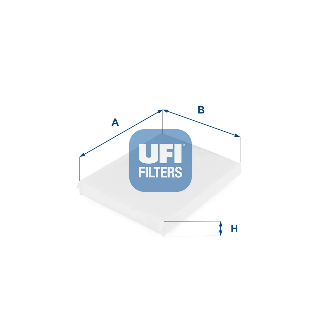 53.043.00 UFI Фильтр, воздух во внутренном пространстве (фото 1)