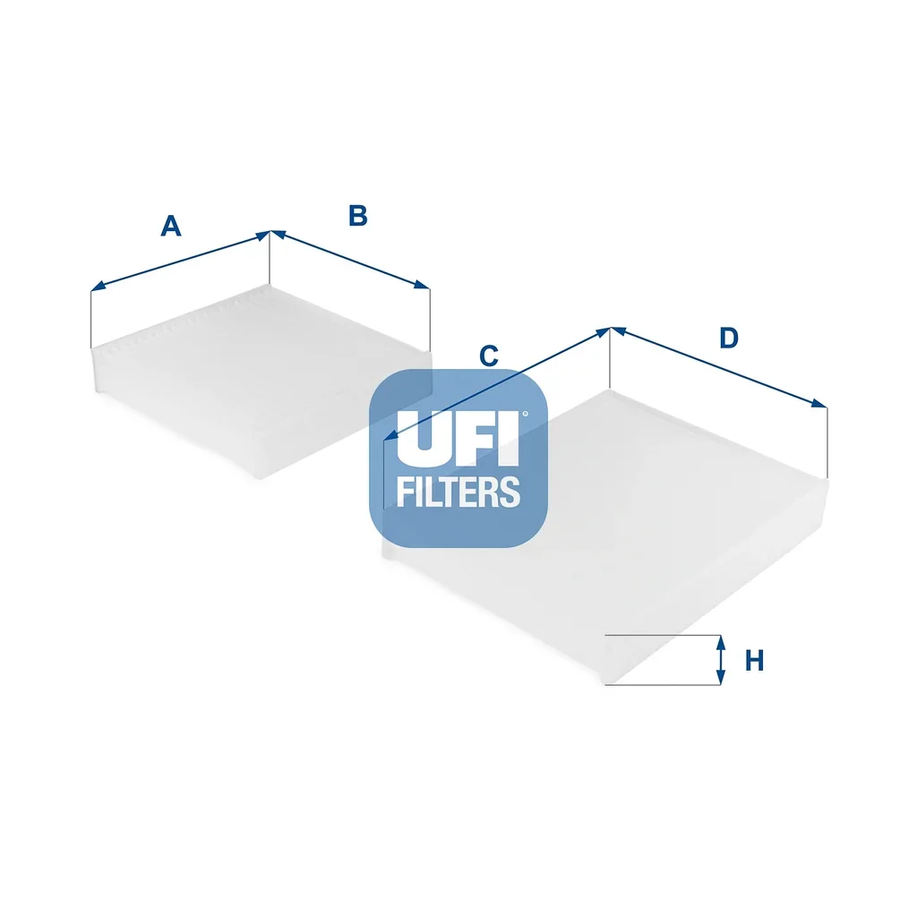 53.143.00 UFI Фильтр, воздух во внутренном пространстве (фото 1)