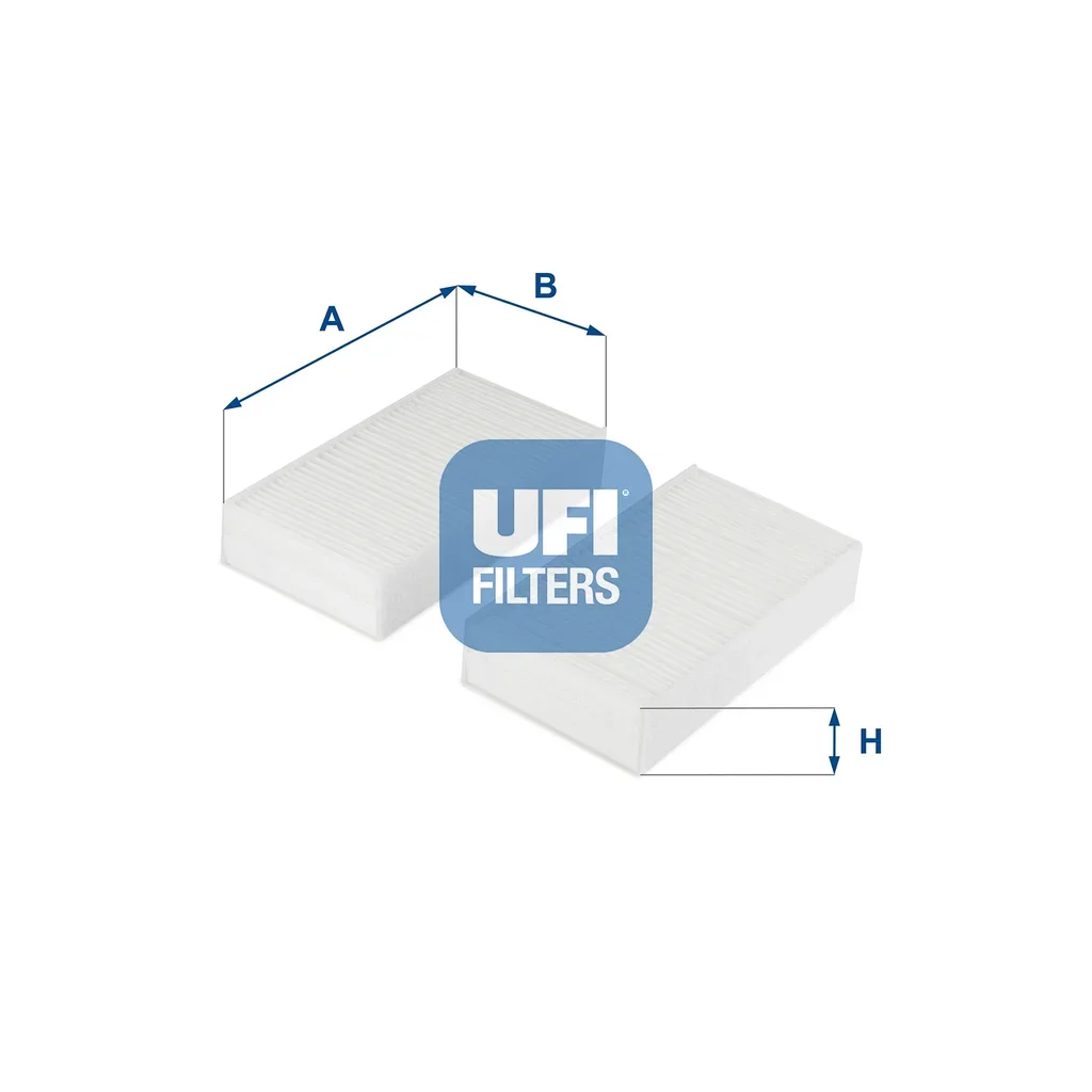 53.253.00 UFI Фильтр, воздух во внутренном пространстве (фото 1)