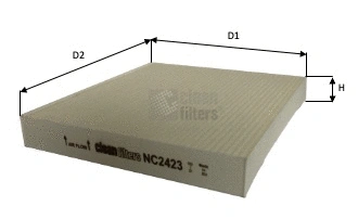 NC2423 CLEAN FILTERS Фильтр, воздух во внутренном пространстве (фото 1)