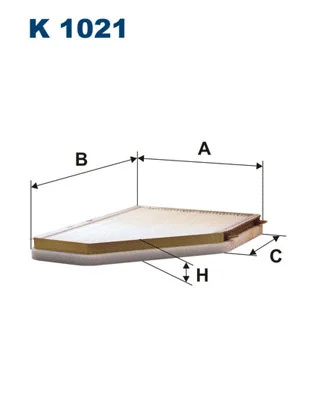 K1021 FILTRON Фильтр, воздух во внутренном пространстве (фото 1)