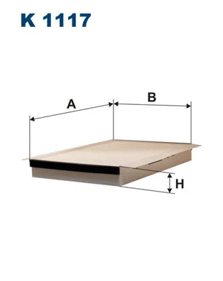 K1117 FILTRON Фильтр, воздух во внутренном пространстве (фото 1)